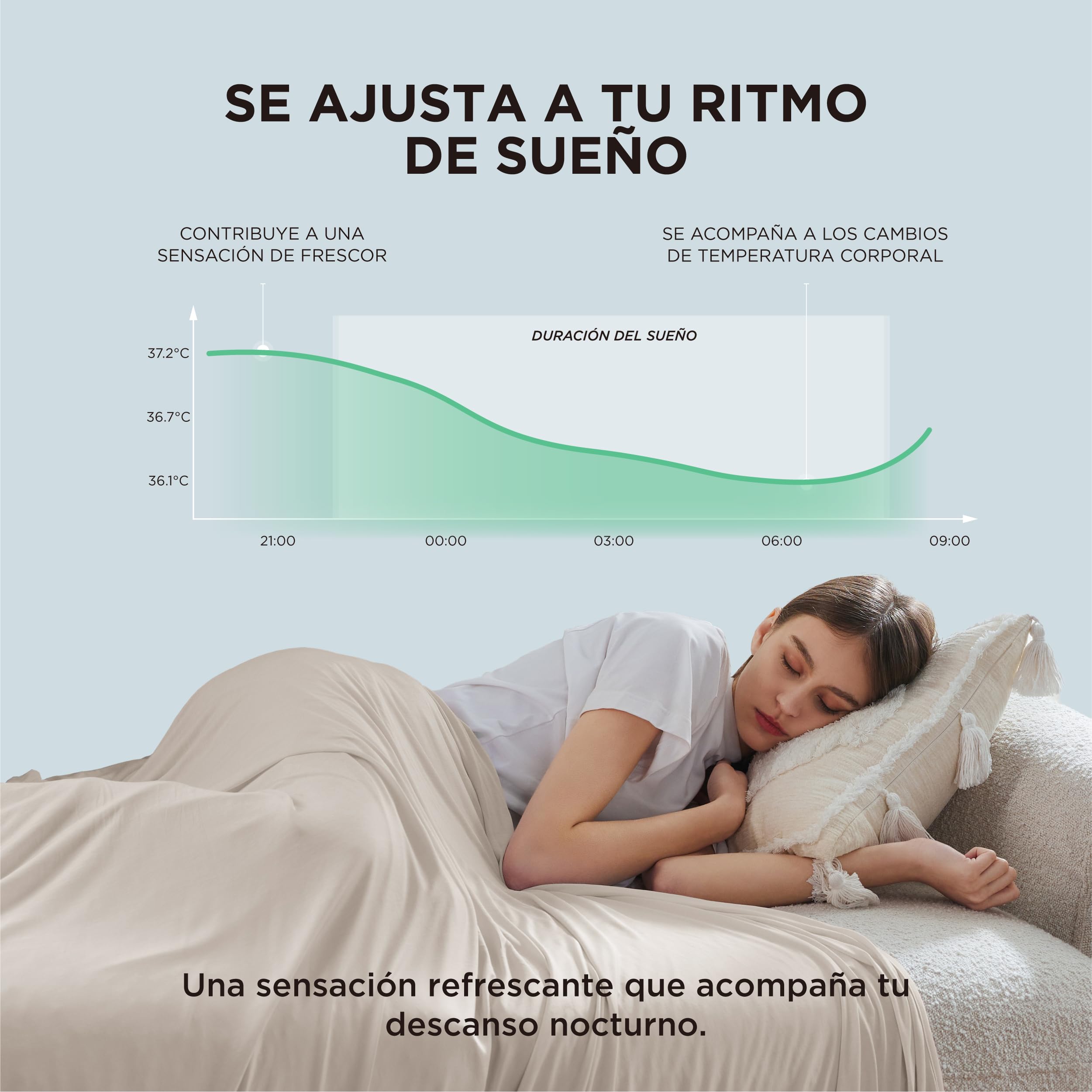 Bedsure Manta Refrescante para Personas – Manta de Verano con Fibras ARC-Chill Q-MAX >0.4, Ligera y Transpirable, Manta Sofá Verano para Personas Calurosas y Sudoración Nocturna, 150x200 cm, Beige