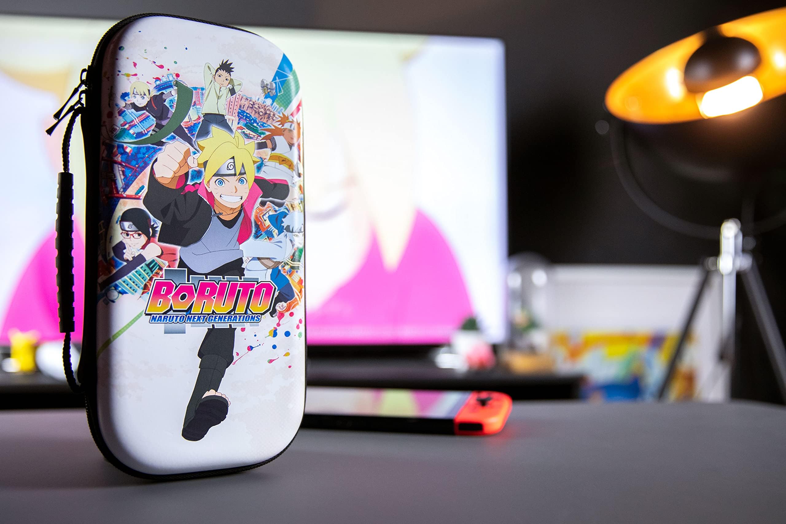 Konix My Hero Academia Funda de protección y Transporte para Nintendo Switch, Switch Lite y Switch OLED - 8 Juegos - Diseño My Hero Academia - Negro — view 121