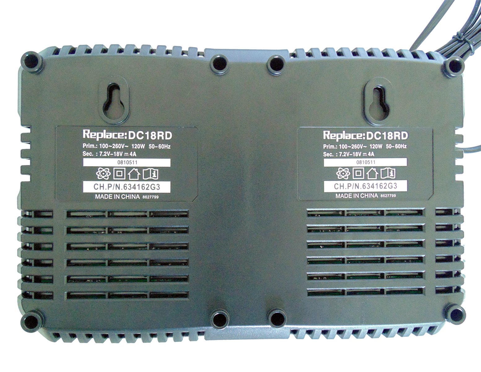 YASI MFG Cargador para Makita DC18RD Doble Cargador rápido 14.4 V - 18 V 4 A DC18RA DC18RC para Makita 18V BL1815 BL1830 B BL1840 B BL1850 B & 14.4V BL1415 BL1430 B BL1440 B BL1450 B