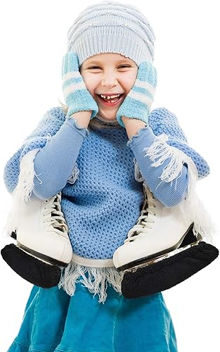 Miniatura 2 de Blulu 2 pares de fundas de patinaje sobre hielo para cuchillas, protectores protectores para figuras de hockey