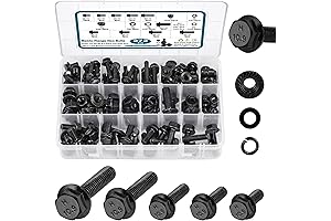 272Pcs Ultimate Motorcycle Bolt Kit: A Complete Assortment of Metric Hex Bolts and Nuts