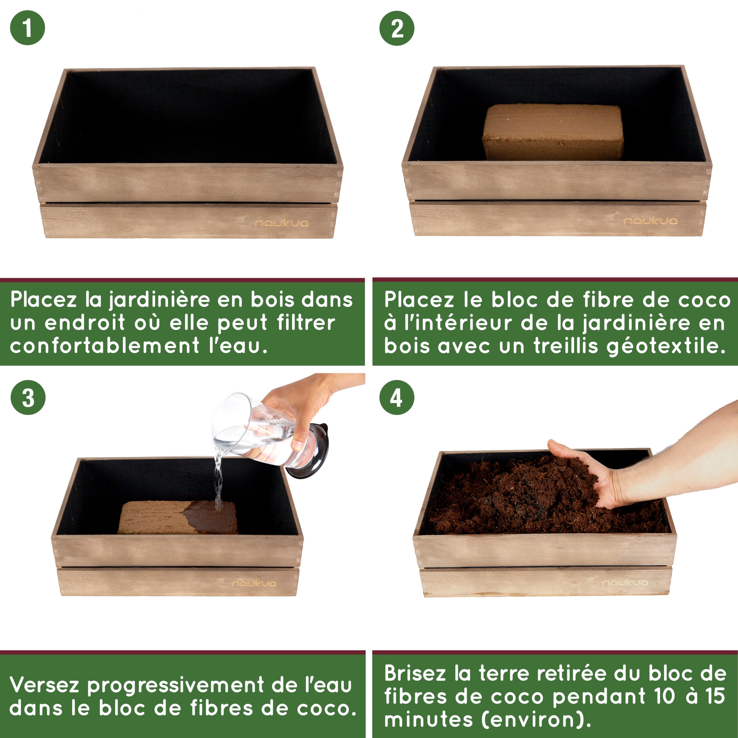 Kit Vintage Prêt à Pousser (Laitue, Radis, Piment Vert & Tomates) - Graines Bio cultivées en Espagne- Livret d'Instructions Étape par Étape - Potager d'Intérieur pour cultiver Vos Légumes à la Maison