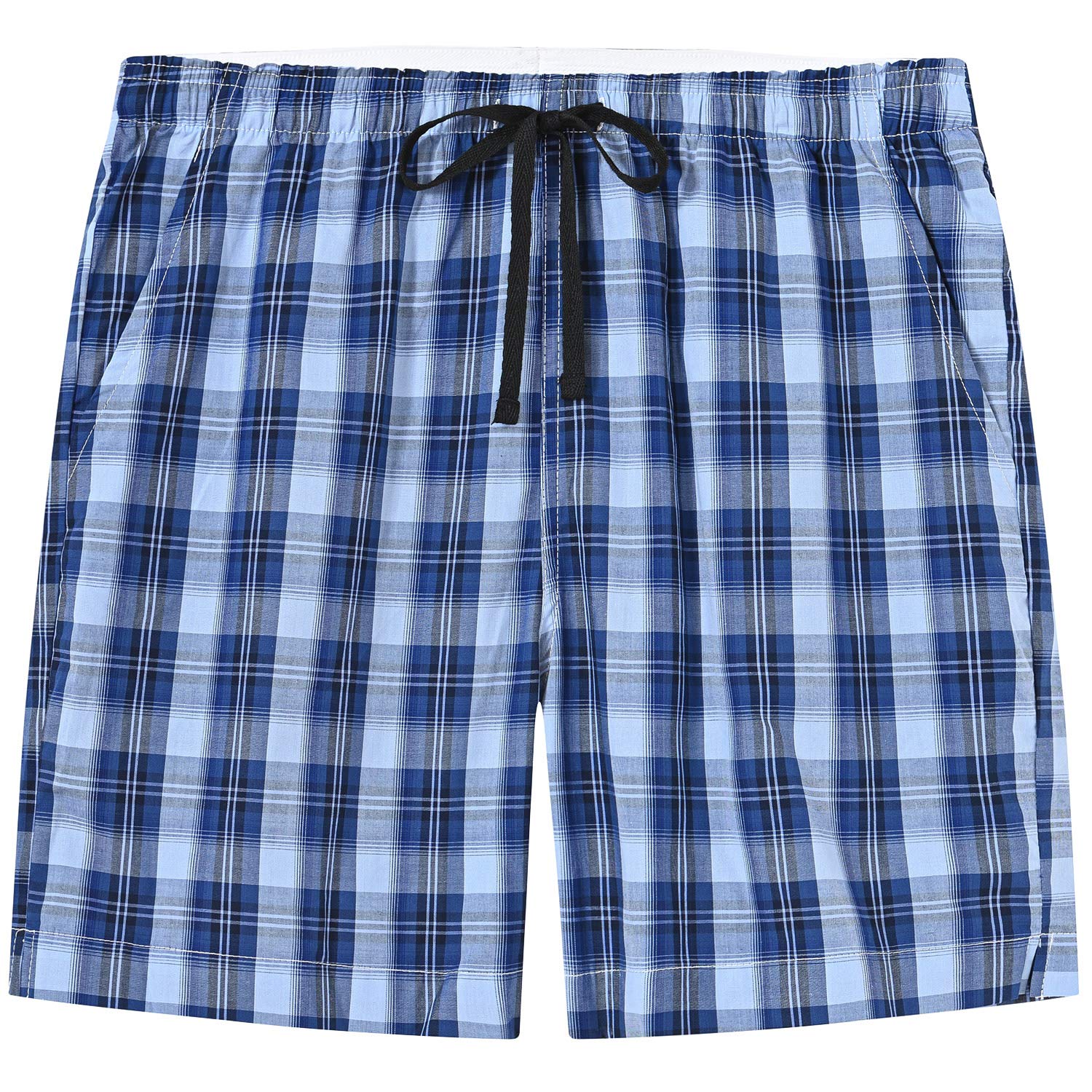 MoFiz Pantalones Cortos Pijama Verano Algodón Shorts a Cuadros para Niños 7-15 Años