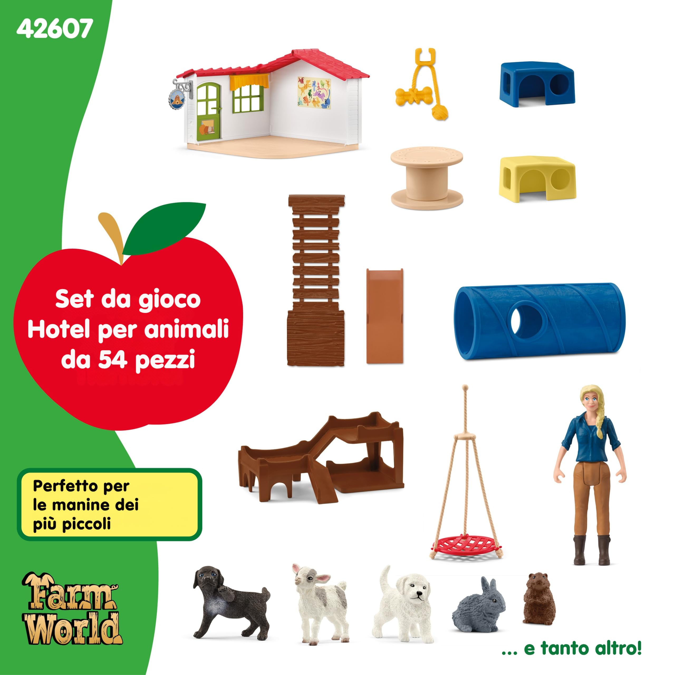 Schleich Farm World | Hotel per Animali 42607 | 35 Pezzi
