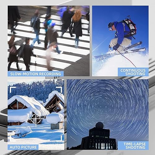 Miniatura 4 de Cámaras digitales para fotografía, cámara de vlogging 4K 48MP para YouTube, enfoque automático de zoom digital 16X, cámara de video compacta