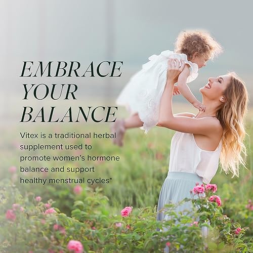 Miniatura 4 de Vitex Chasteberry Suplemento 600mg | Agnus Castus para el equilibrio hormonal de las mujeres, menopausia, regularidad menstrual y acné hormonal* |