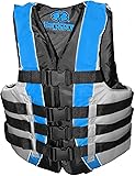 High-Performance Hardcore Adult Life Vest | USCG Approved Safety Flotation Device for Water Sports, Boating, and Outdoor Adventures | Fully Enclosed and Designed for Max Visibility