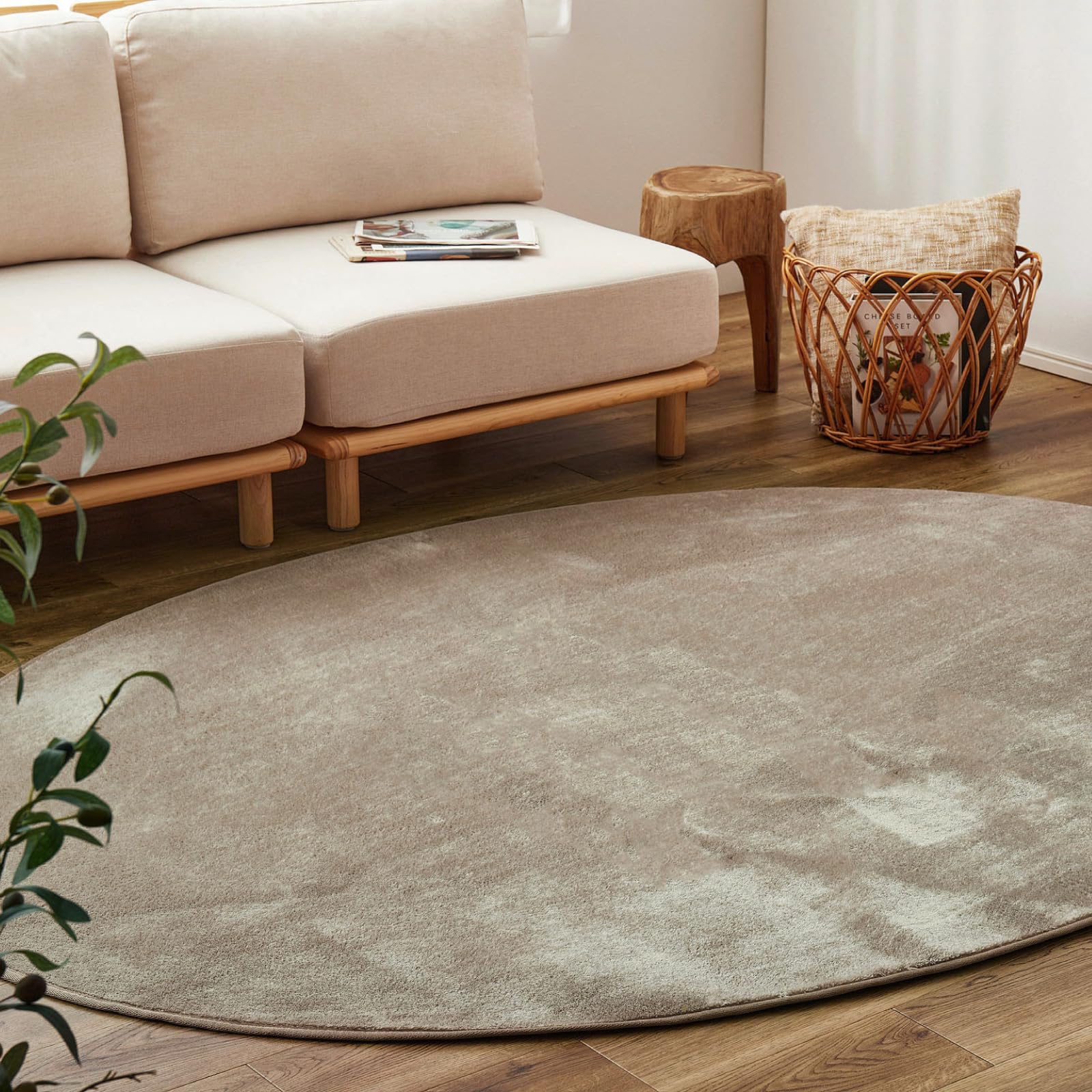 ベージュ ラグ 約160cm x 230cm Amazon｜萩原 ラグ メレンゲタッチ ベージュ 約160×220cm 楕円形