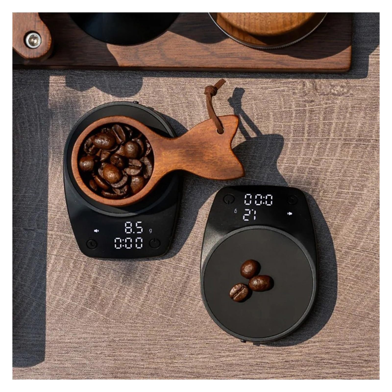 Balances numériques, Mini balance à café avec minuterie, balance à expresso étanche 0,1g