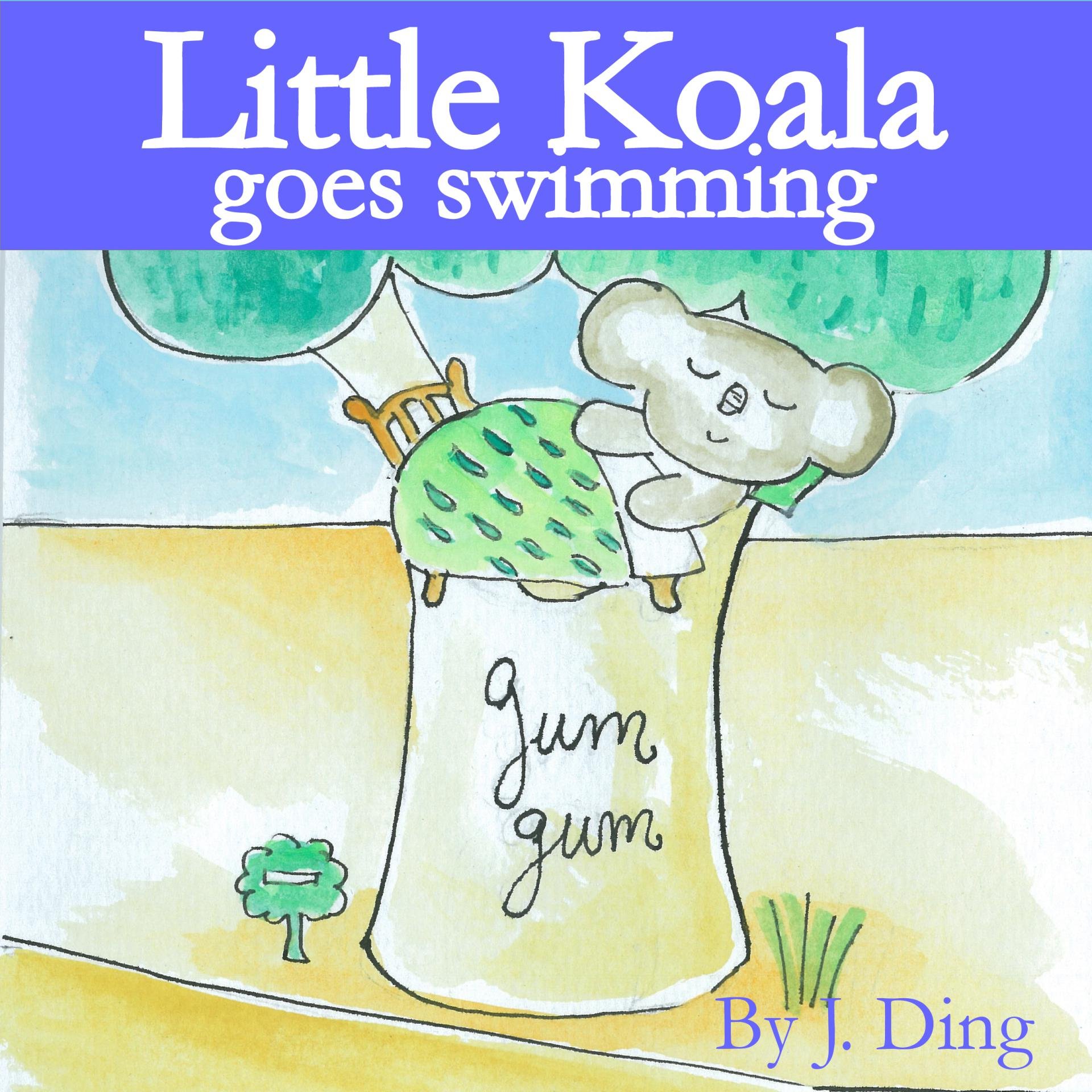 Little Koala goes swimming