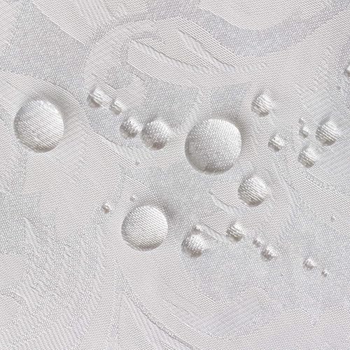 Miniatura 5 de EHouseHome Camino de mesa reversible de damasco jacquard con borlas, 13 x 72 pulgadas, resistente a las arrugas y al agua, a prueba de derrames,