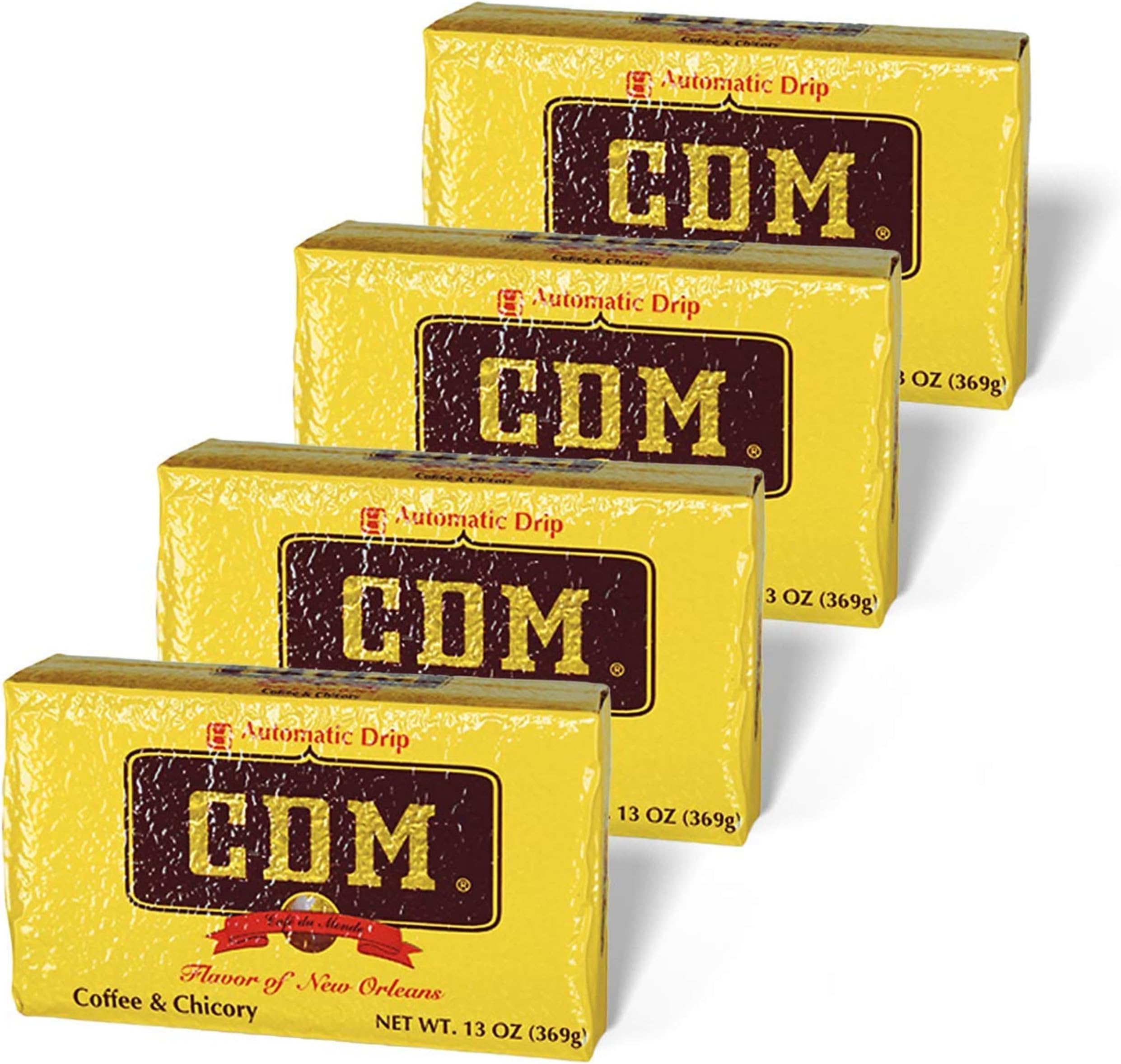 Ground Coffee & Chicory Automatic Drip, 13oz Bag (Pack of 4)