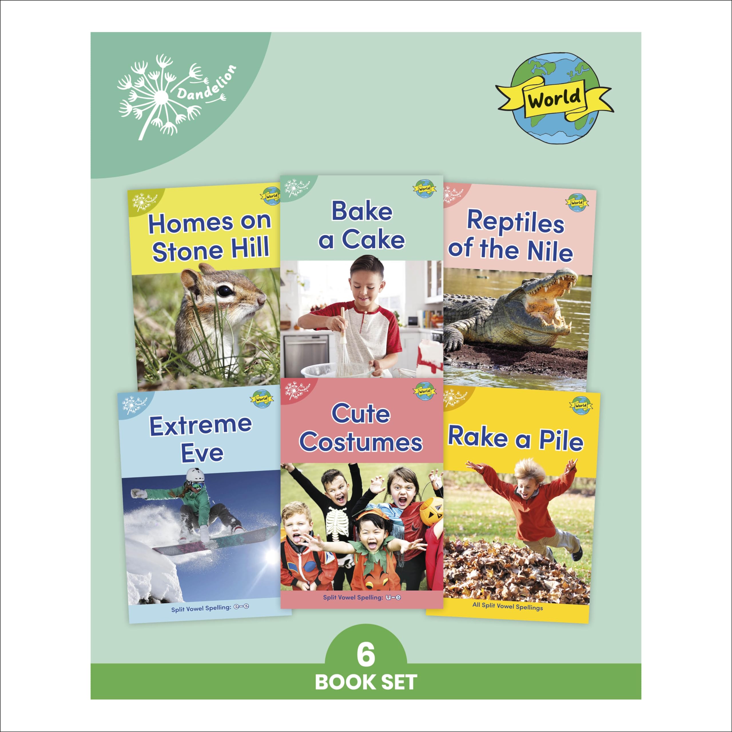 Phonic Books Dandelion World Split Vowel Spellings (Phonic Books Beginner Decodable Readers)