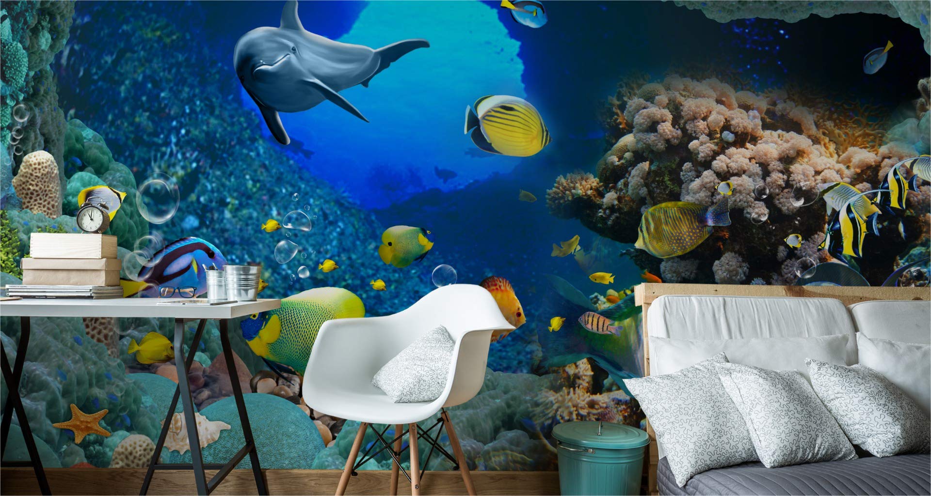Muralo Fototapete Vlies Natur, Ozean, Meer, Wasser, XXL - 368x254 cm