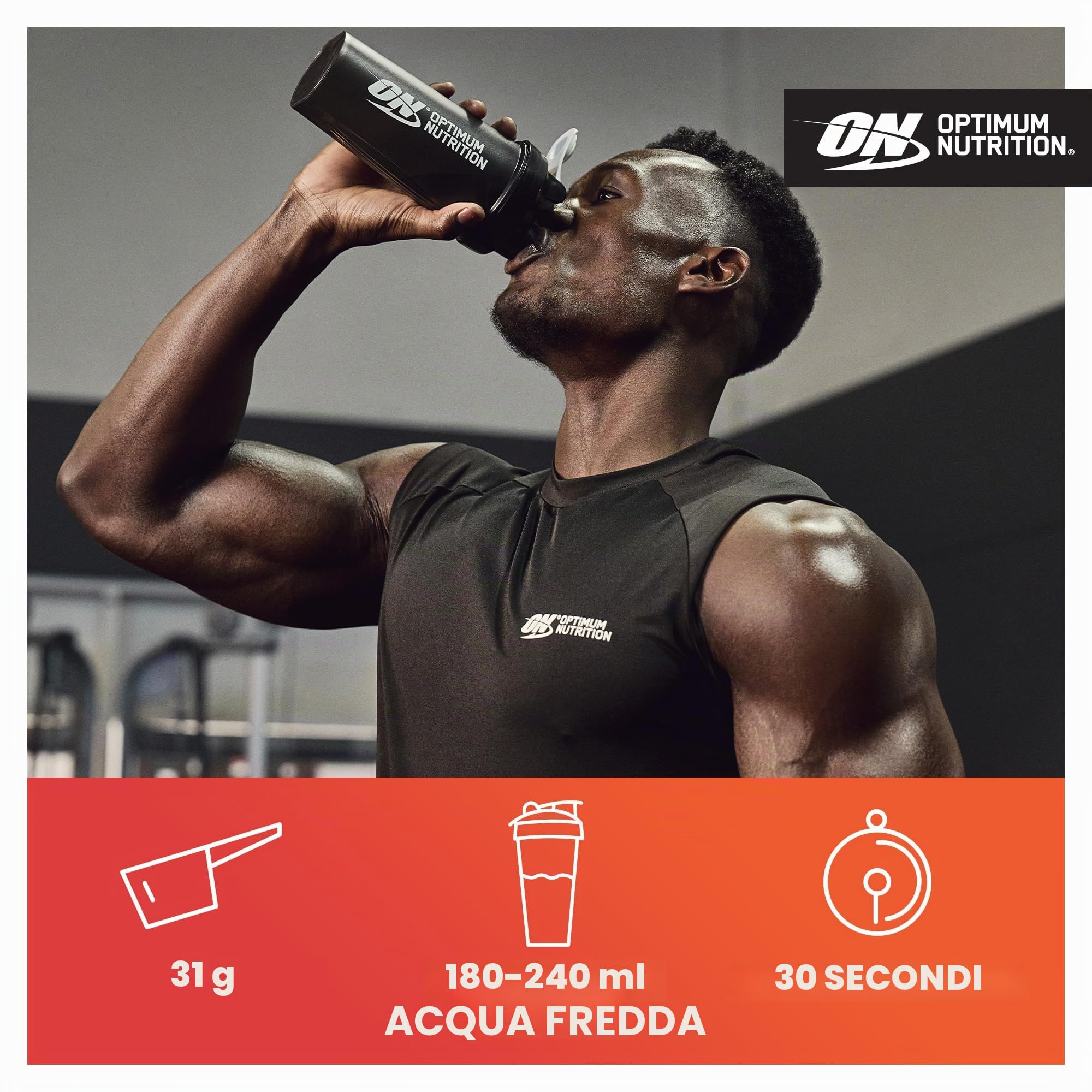 Optimum Nutrition Gold Standard 100% Whey, Proteine in Polvere, Gusto Doppio Cioccolato, 1.62kg, 54 Porzioni