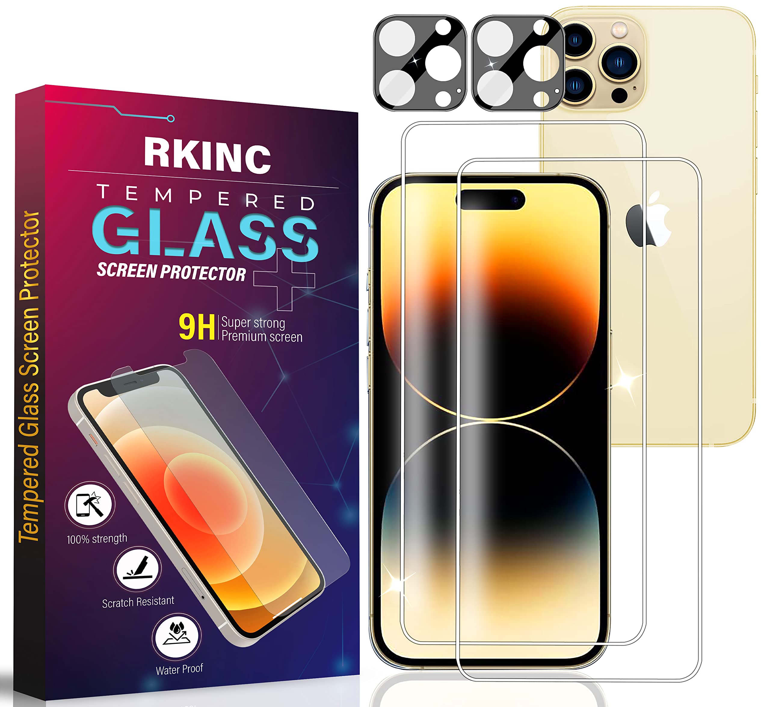 Amazon | ガラスフィルム iPhone 14 Pro Max 6.7-Inch, RKINC [2 
