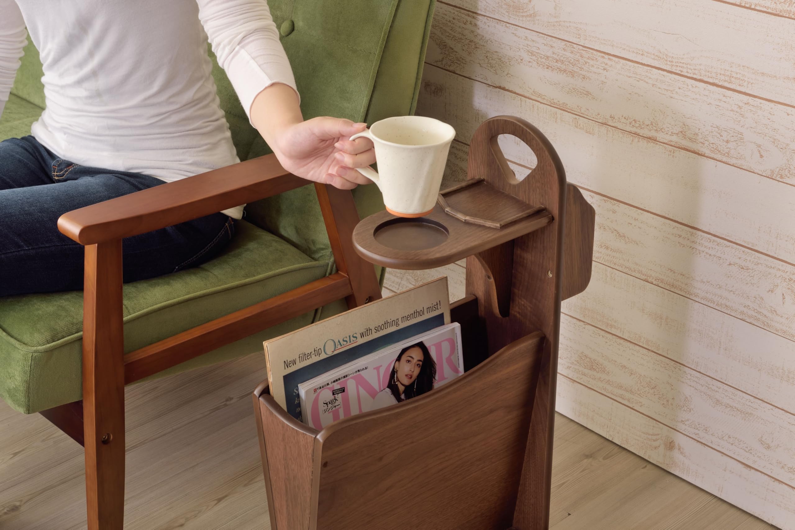 Amazon | 東谷 サイドテーブル 幅45cm トムテ 天然木 TAC-252WAL