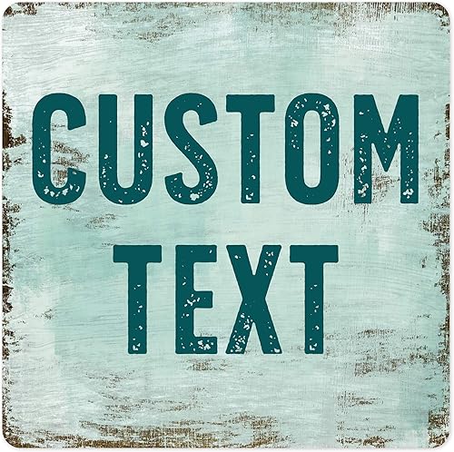 Miniatura 182 de Letrero Personalizado, Letrero de Calle Personalizado, 11 Colores de Fuente, 13 Estilos de Fuente, 4 Opciones de Agujeros, 22 Tamaños, 6x24 Madera