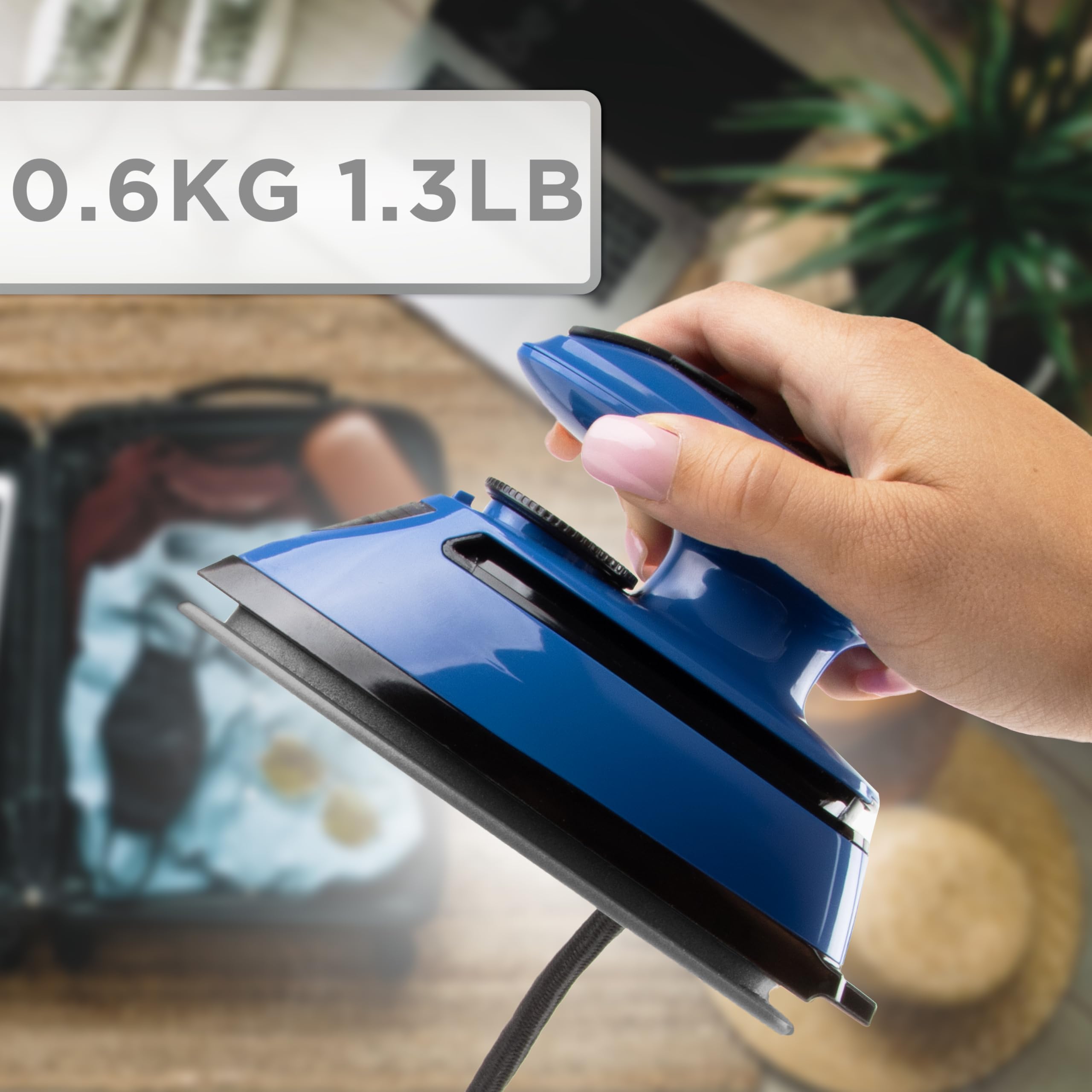 Duronic SI4 BB Ferro da Stiro a Vapore da Viaggio 420W Mini Ferro da Stiro Portatile con Serbatoio d’Acqua da 30 ml Perfetto per Stirare in Viaggio