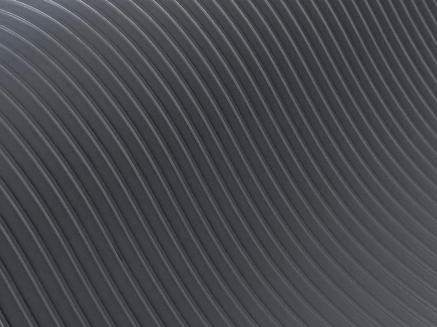 G-Floor Garage Flooring 5' x 10' Slate Grey Ribbed Channel Vinyl Protector Mat - Industrial Strength for Home or Commercial Use