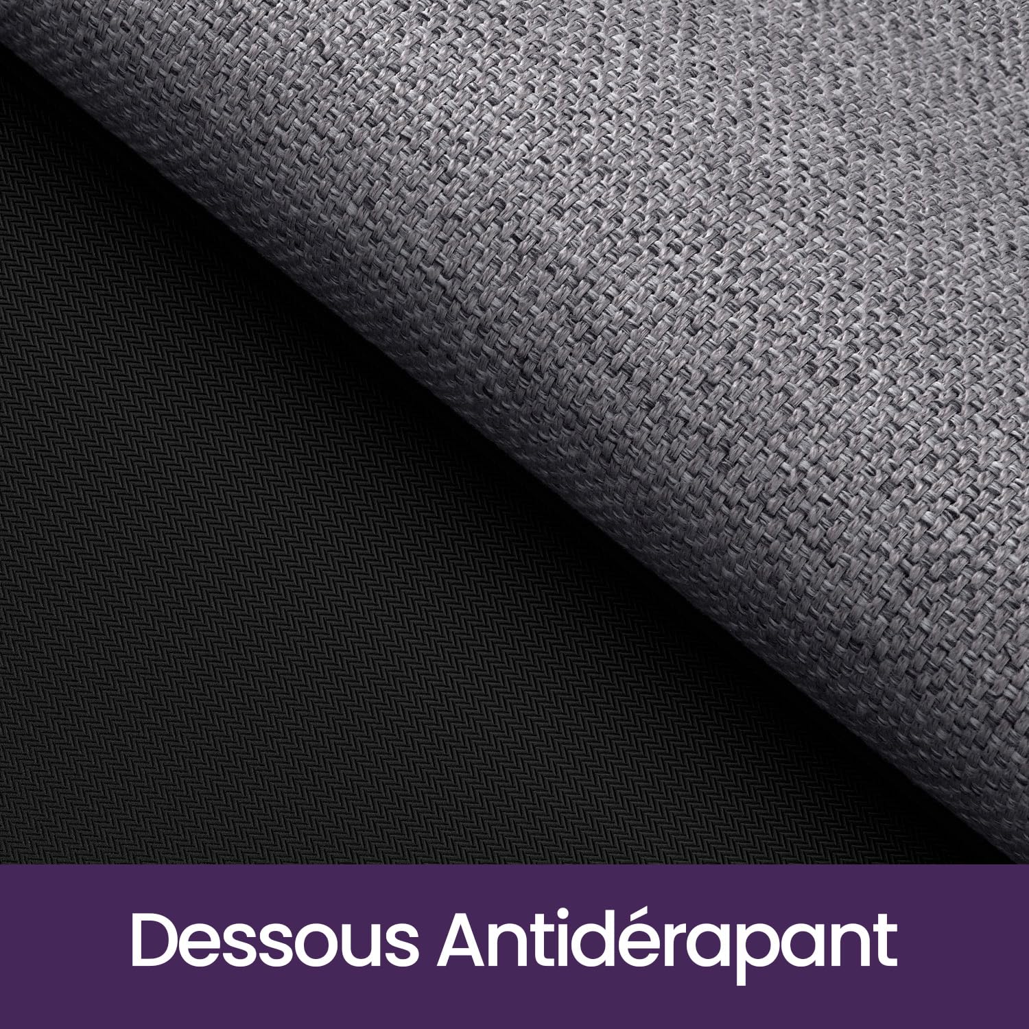 DEXI 2 Pièces Tapis Cuisine Antidérapant et Absorbant 43x75+200cm Gris | Absorbant Huile et Eau, Caoutchouc Antidérapant, Facile à Nettoyer, pour Cuisine et Devant l'Évier