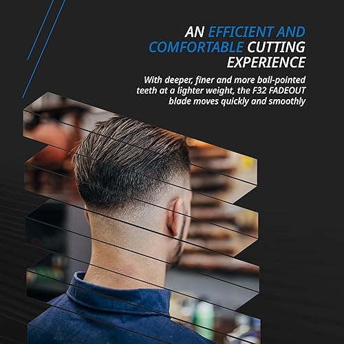 Miniatura 4 de Wahl Professional Cortadora de Vapor de 5 Estrellas con Cuchilla Ajustable para Rapado F32 Fadeout, Control de Velocidad Adaptable, Con Cable/Sin