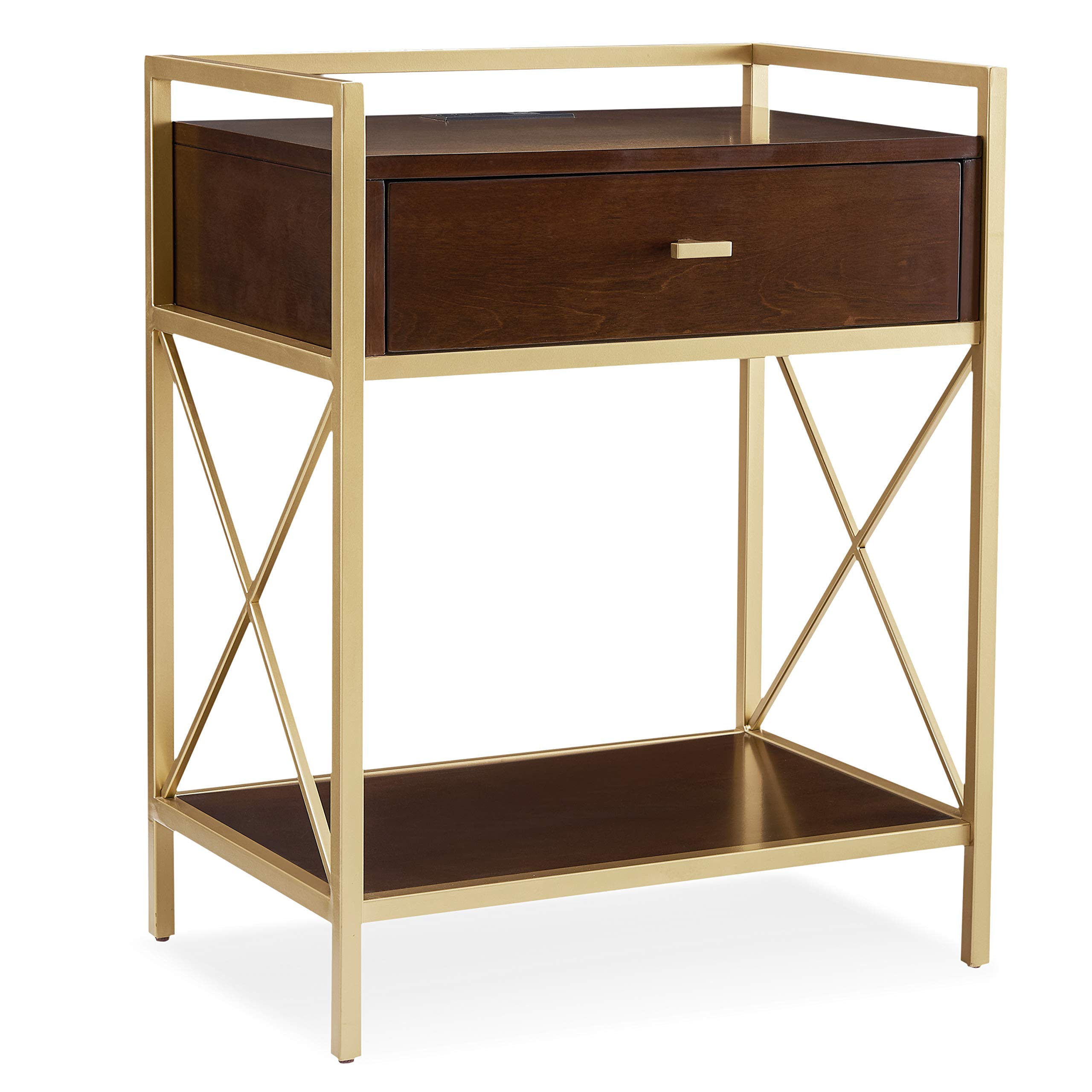 Claudette Nightstand with USB-C Fast Charging Station