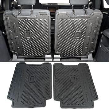 IAG I-Line Molded Rear Seat Protector Mats for Ford Bronco 2021+ 2 Door
