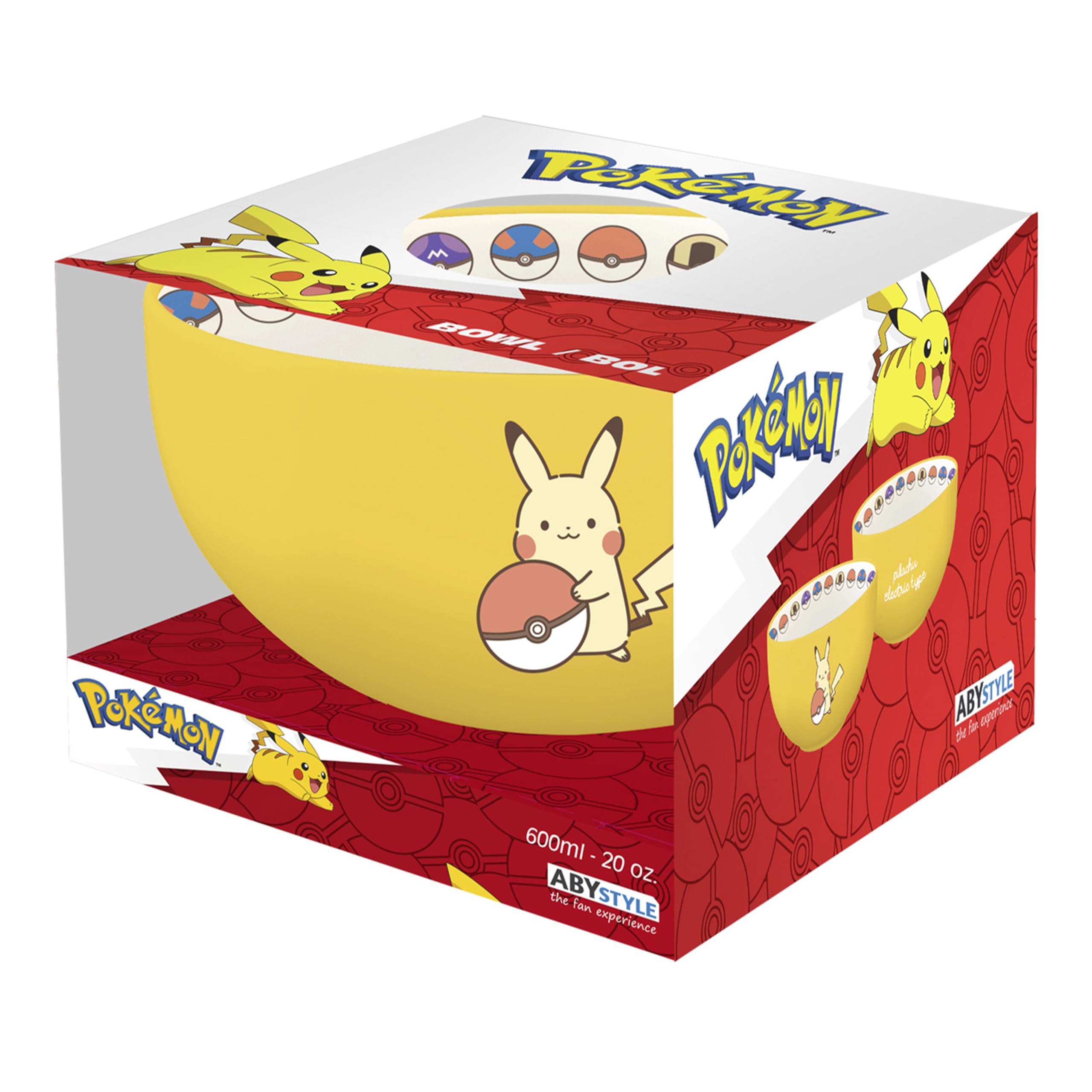Ciotola Pokémon Pikachu 600ml – Ufficiale, In Ceramica, Microonde E Lavastoviglie