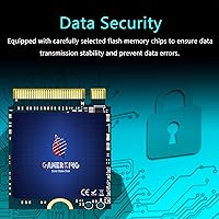 Vista 8 de GAMERKING Unidad interna de estado sólido SSD NVMe PCIe Gen 4.0X4 M.2 2230 de 512 GB, compatible con PS5, Steam Deck, Microsoft Surface, Ultrabook