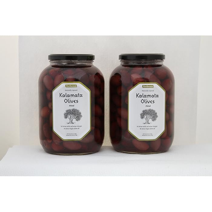 Buy Parthenon Pitted Kalamata Olives in Brine with Red Wine Vinegar