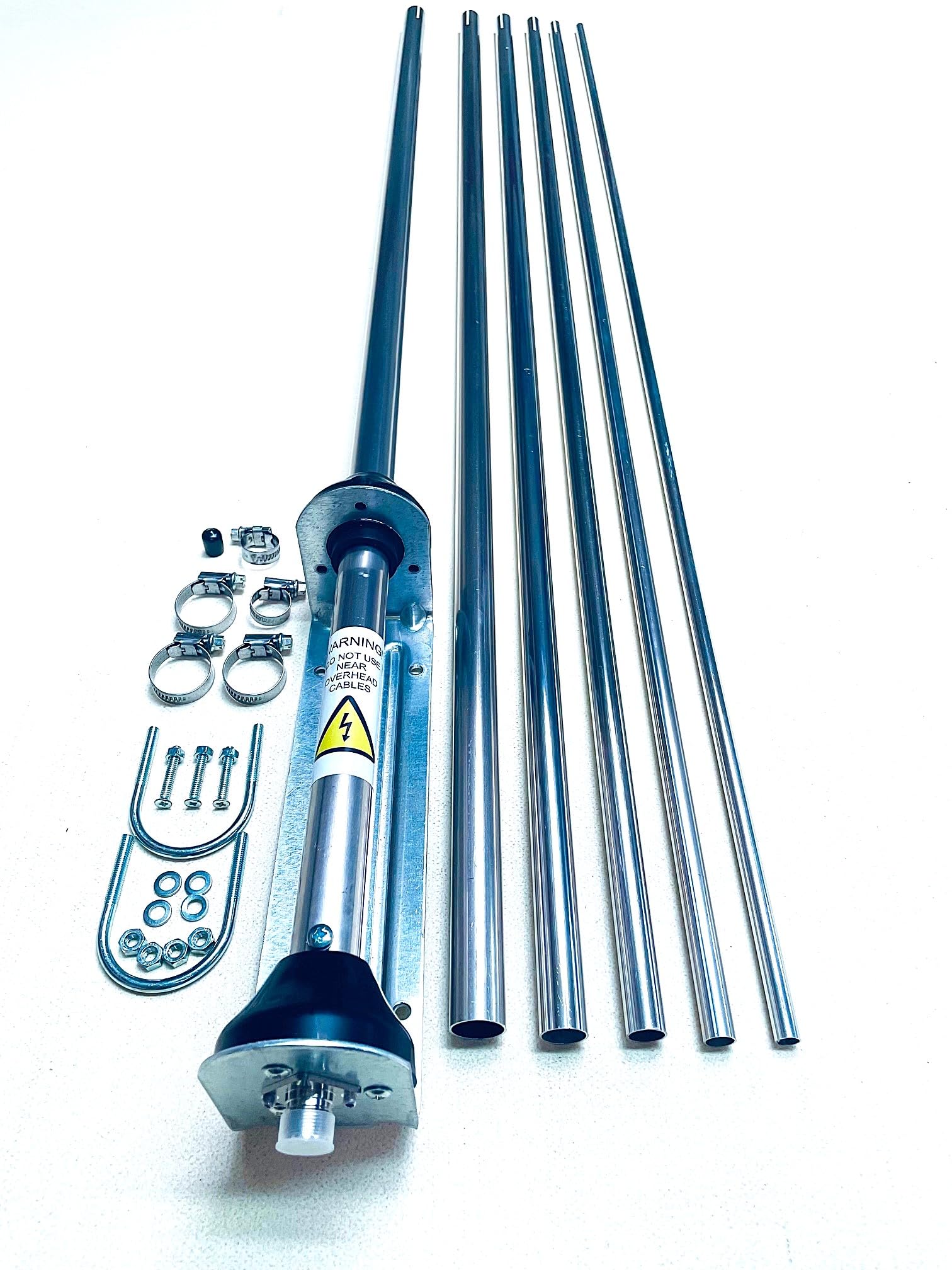 Sigma Venom 5/8 Wave Silver Rod CB Base Station Antenna 10