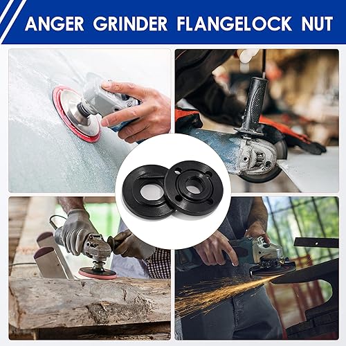 Miniatura 7 de TAROSE Llave amoladora angular universal ajustable con 4 piezas 58-11 amoladora tuerca de eje compatible con Dewalt Milwaukee Makita Bosch Ryobi