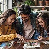 Vista 4 de White Mountain - Sueños junto al mar, rompecabezas de 1000 piezas, rompecabezas de casa de playa