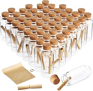 Bright Creations 48 Pack 10ml Create A Message In A Bottle Kit, Bulk Sma...