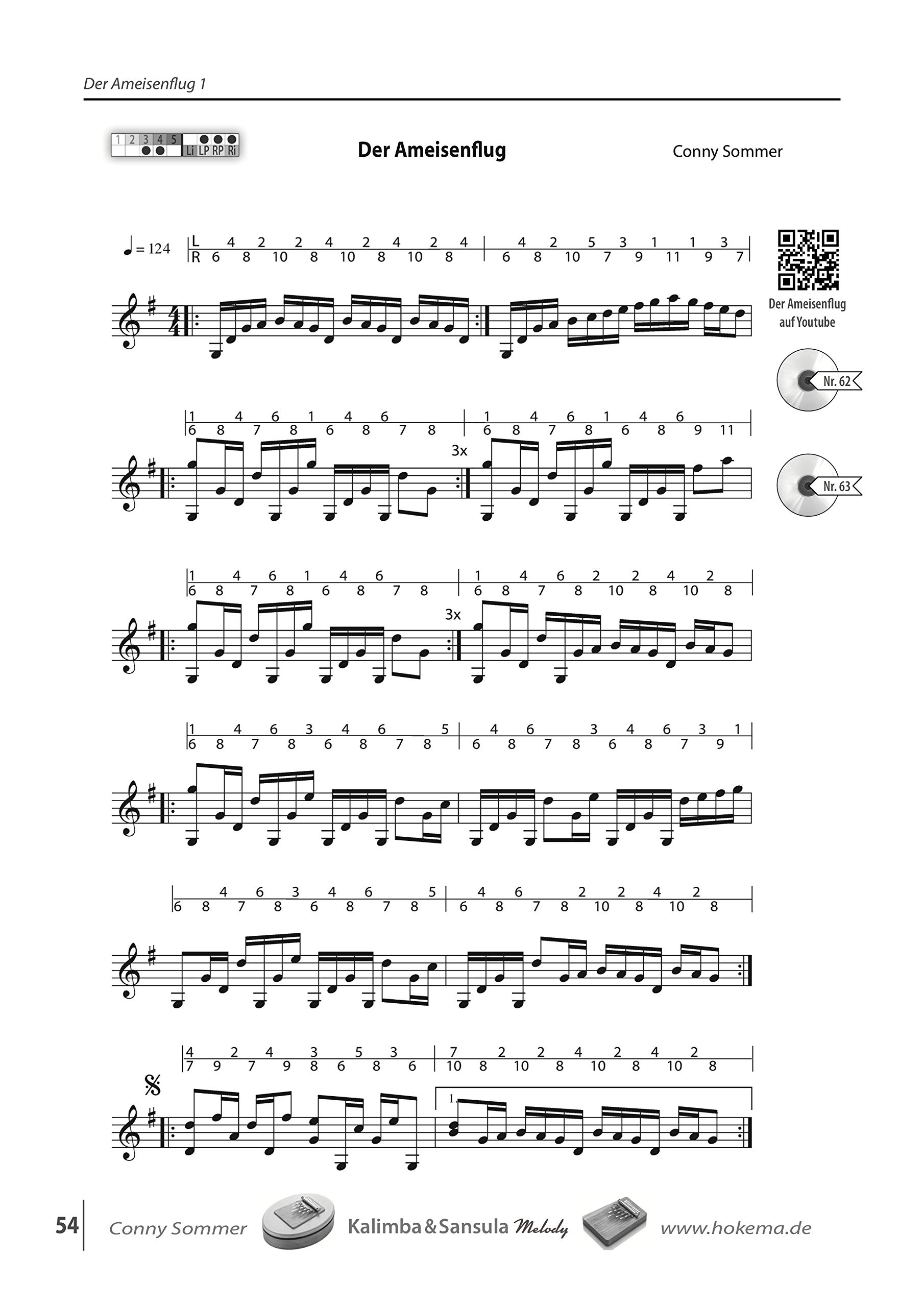 Das große Lehrbuch für Kalimba & Sansula Melody