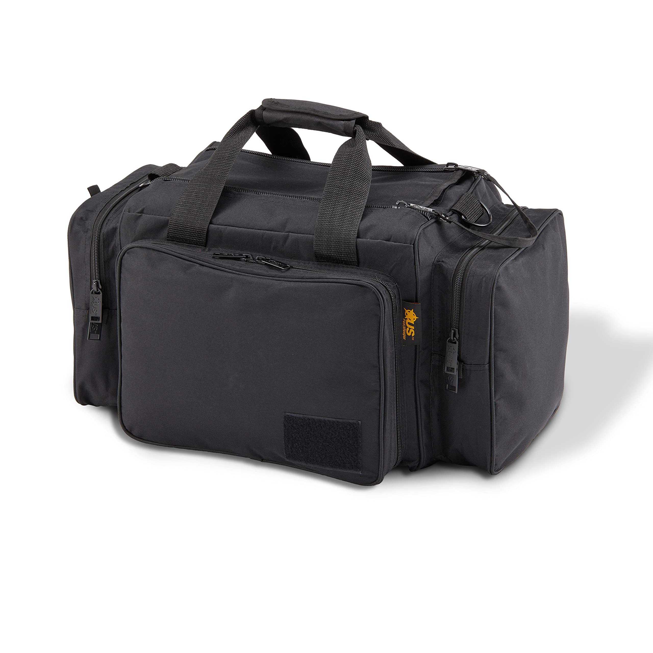 US PeaceKeeper Products P22320 - Competitor Range Bag - Heavy-Duty Water-Resistant Fabric - Wrap Around Handles - Padded Pockets - Black