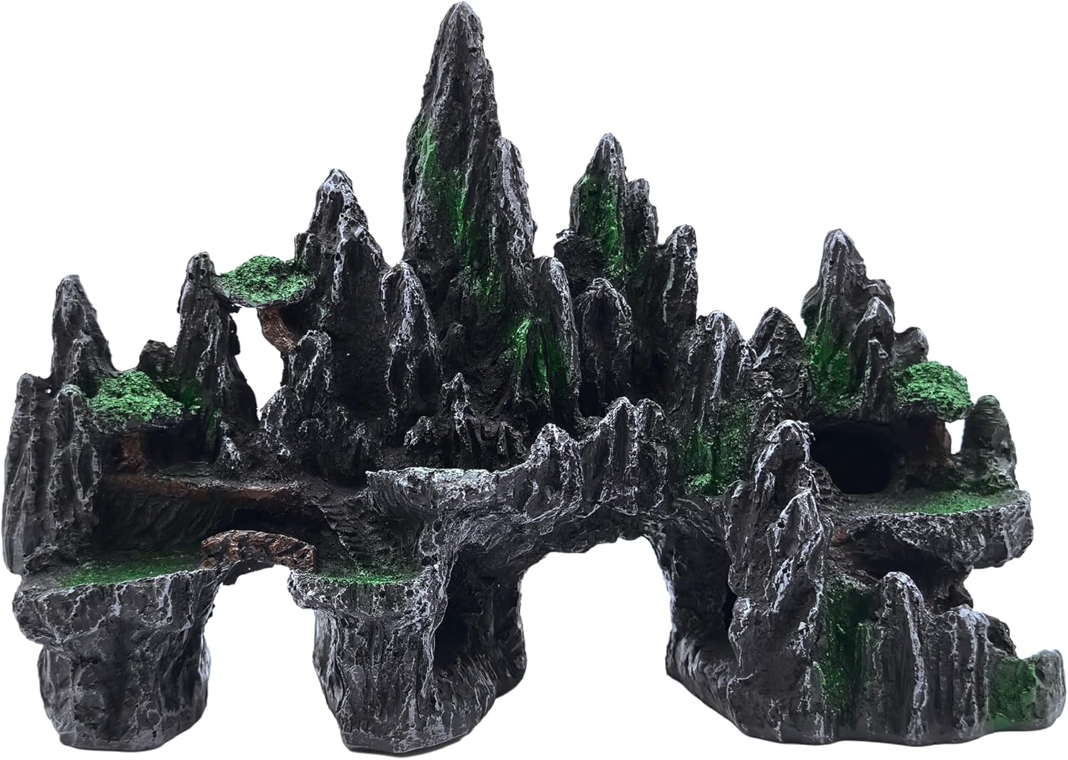 M2cbridge Aquarium Mountain View Ornaments Large Rockery Fish Tank Stone Landscaping Decorations (Garden Mountain)