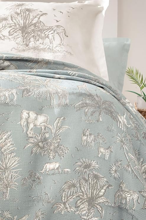 Yataş Aster Çift Kişilik Pike Seti - Adaçayı 200 x 220