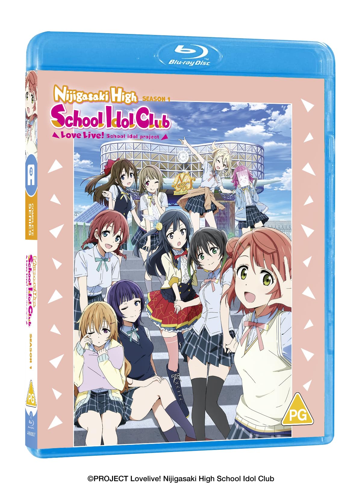 NIJIGASAKI HIGH SEASON ONE 1 LOVE LIVE ! SCHOOL IDOL CLUB BLU RAY MINT DISCS