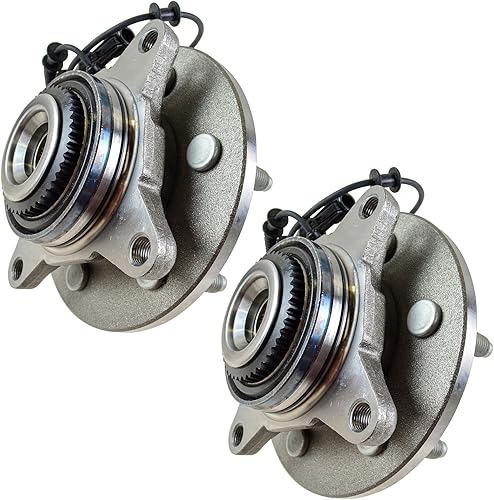 Vista 1227 de TRQ Juego de 2 rodamientos y bujes de rueda trasera izquierda y derecha compatible con Ford Expedition 2007-2010 Lincoln Navigator 2007-2010