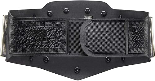 Miniatura 5 de WWE Championship Showdown Deluxe - Título de juego de rol, estilo auténtico con 4 placas laterales intercambiables, cinturón ajustable para niños a