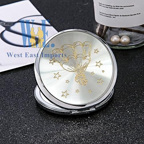 Miniatura 6 de WE Mis Quince Años (12 PCS) Sweet 15, Sweet Sixteen, Quinceañera, Mis 15 años Espejo compacto (morado)