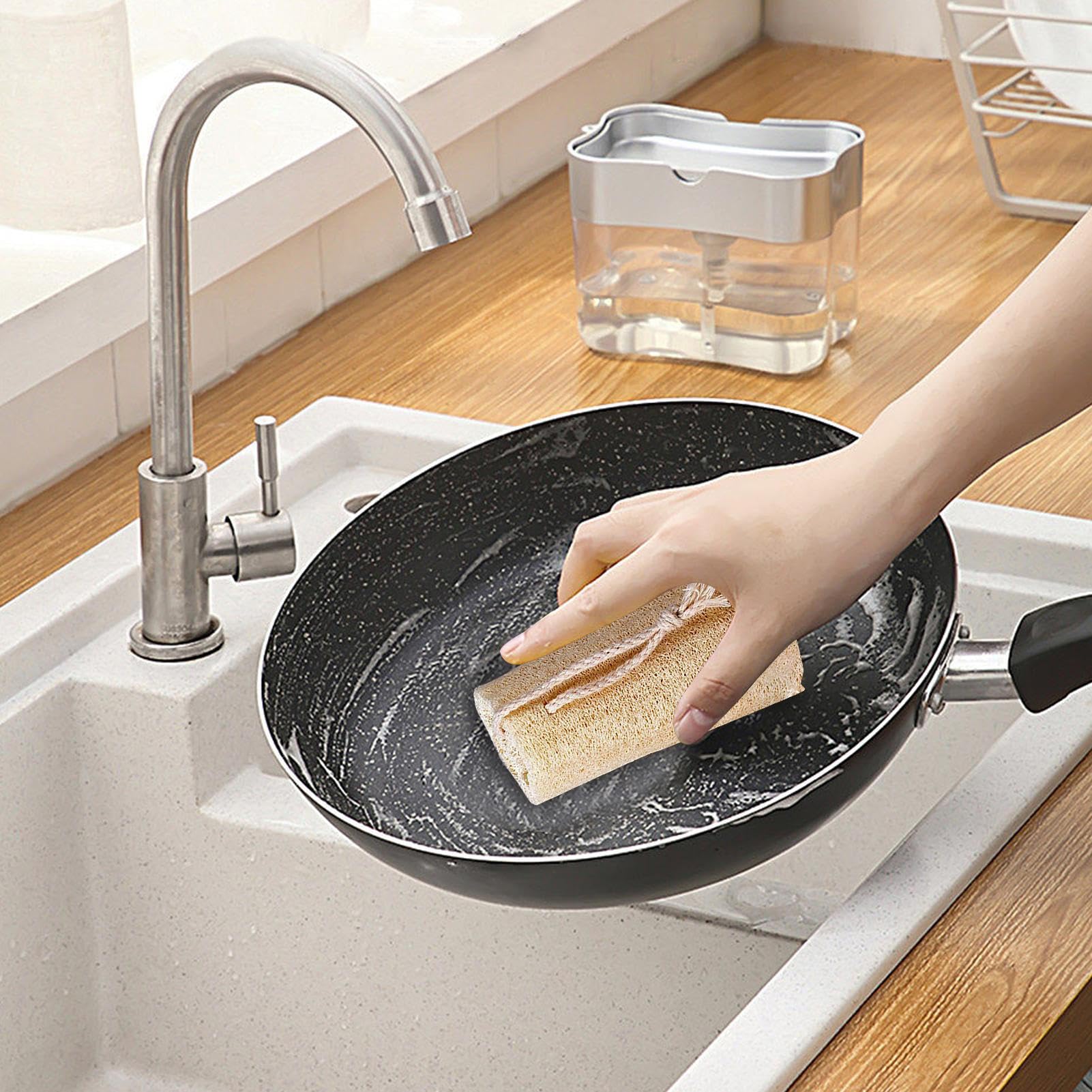 Amazon.co.jp: 天然ヘチマ へちまたわし ヘチマたわし 自然色無漂白