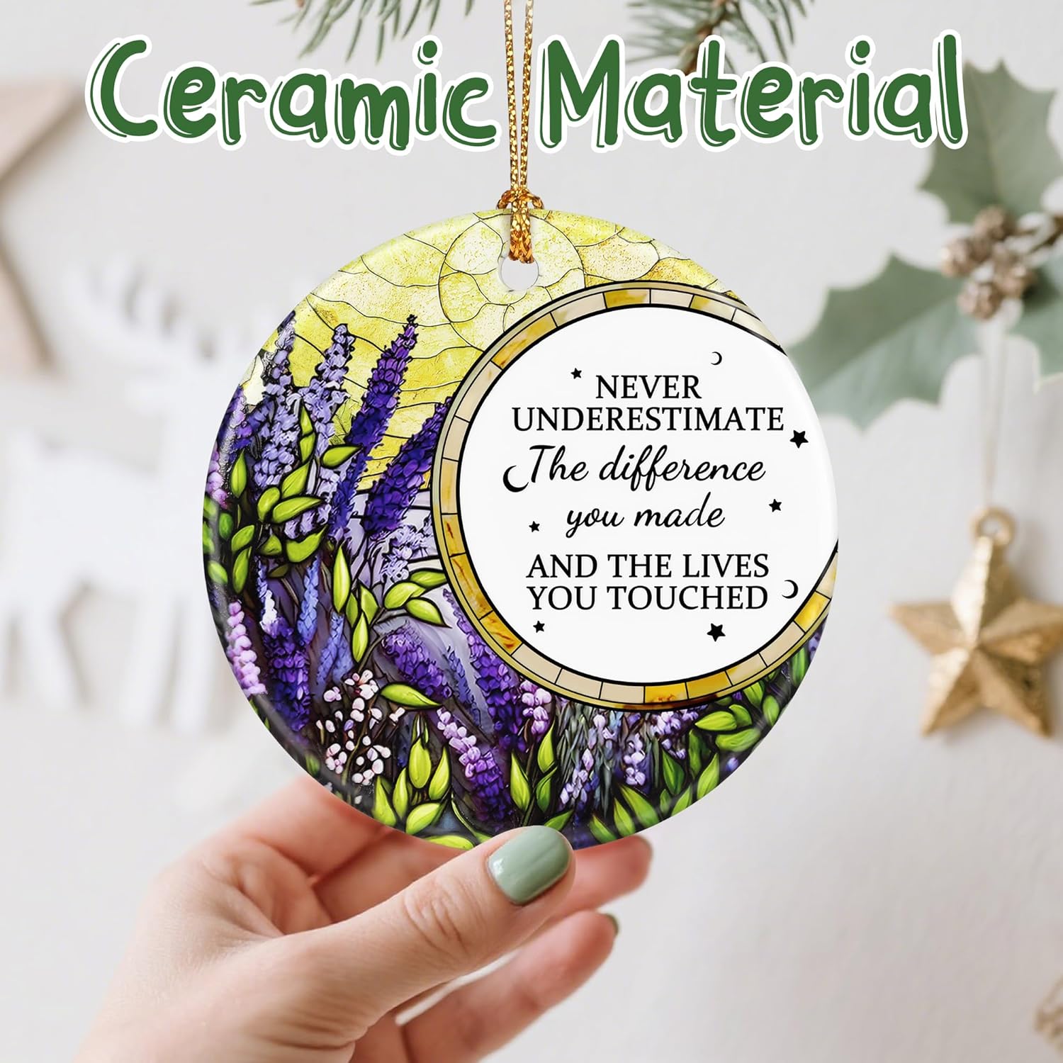 Condition photo showing New/Like New for Christmas Ornaments, Going Away, Goodbye, Farewell Gifts for Coworkers - Retirement, Coworker Leaving Gifts for Women, Men - Leaving Job, Moving Away Presents for Friends, Boss, Work Bestie - Design H Retirement Design H