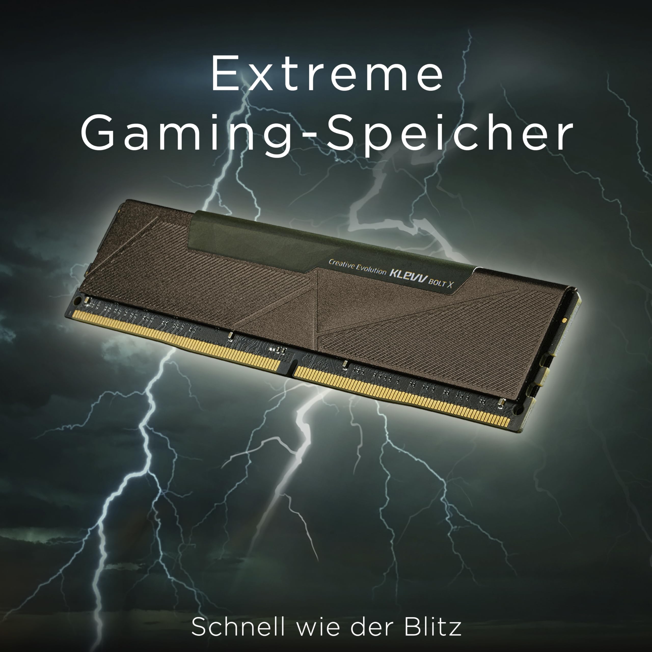 KLEVV BOLT X DDR4 32GB 3200MHz CL16 Gaming-Arbeitsspeicher RAM Kit