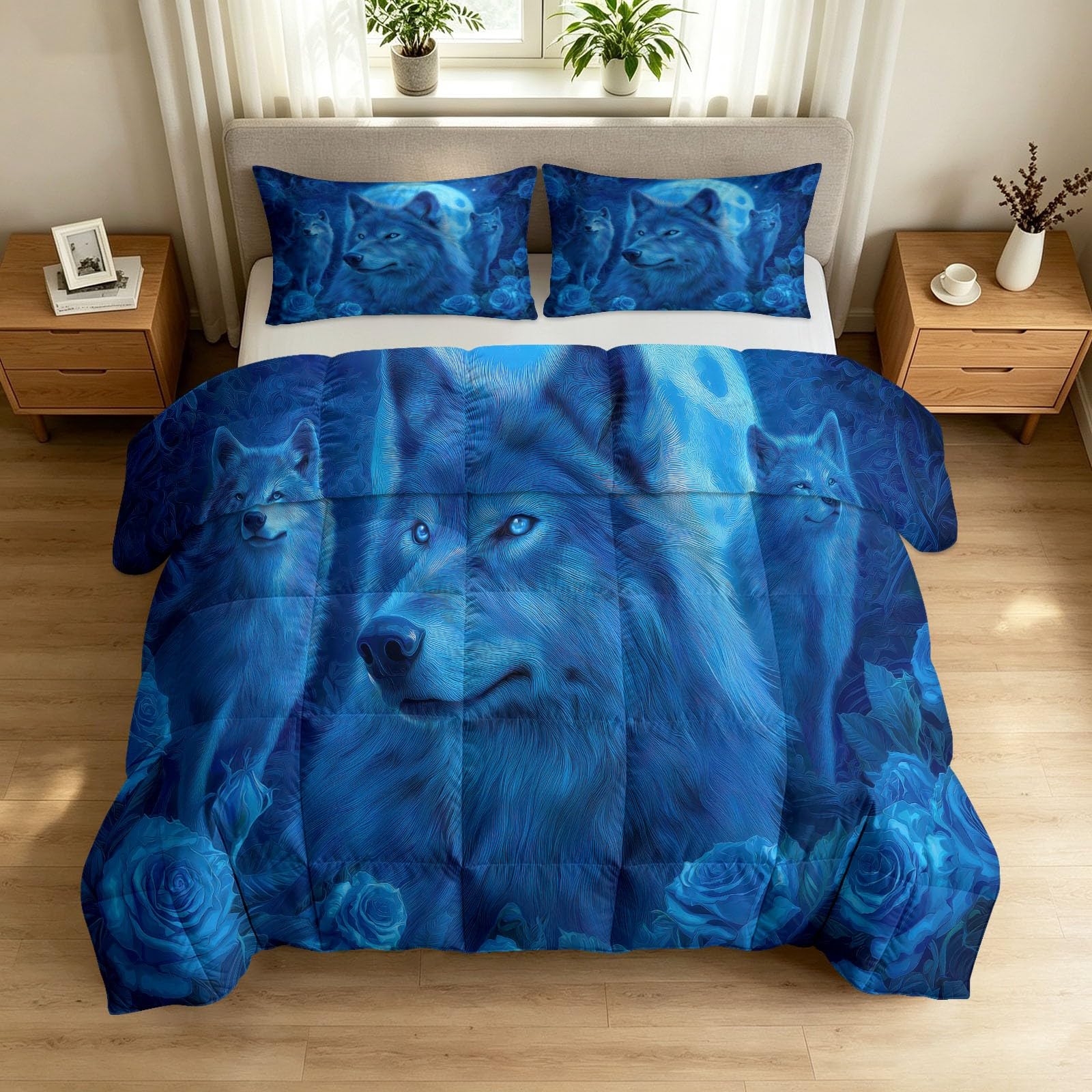 Edredón de flores y animales para transformar tu habitación en un oasis de descanso