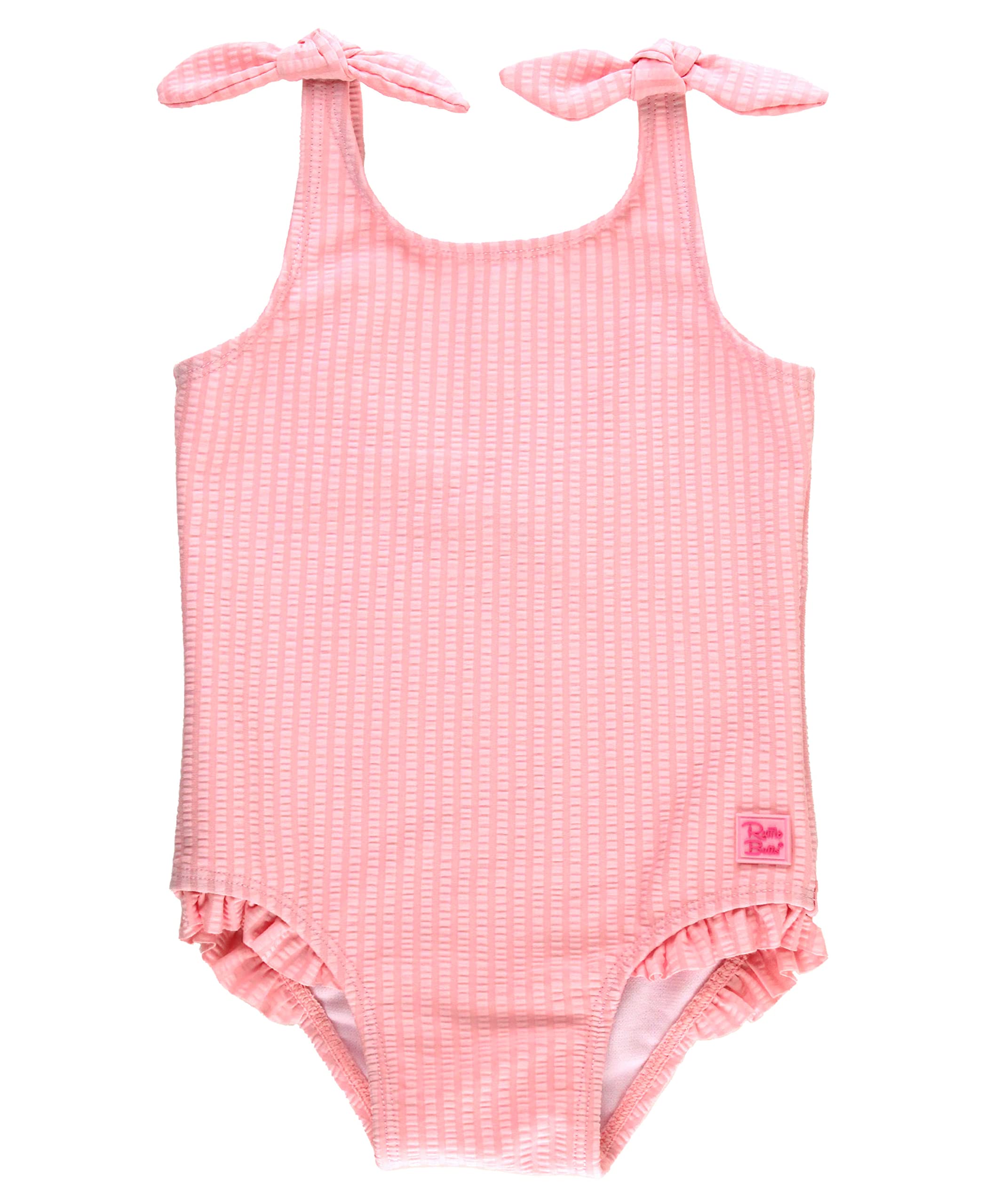 RuffleButts® Baby/Toddler Girls Ruffle Strap One Piece Swimsuit w/UPF 50+ Sun Protection