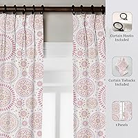 Vista 10 de Magic Drapes Cortina opaca plisada triple con aislamiento térmico para oscurecer la habitación, a prueba de derrames, lavable a máquina, paneles