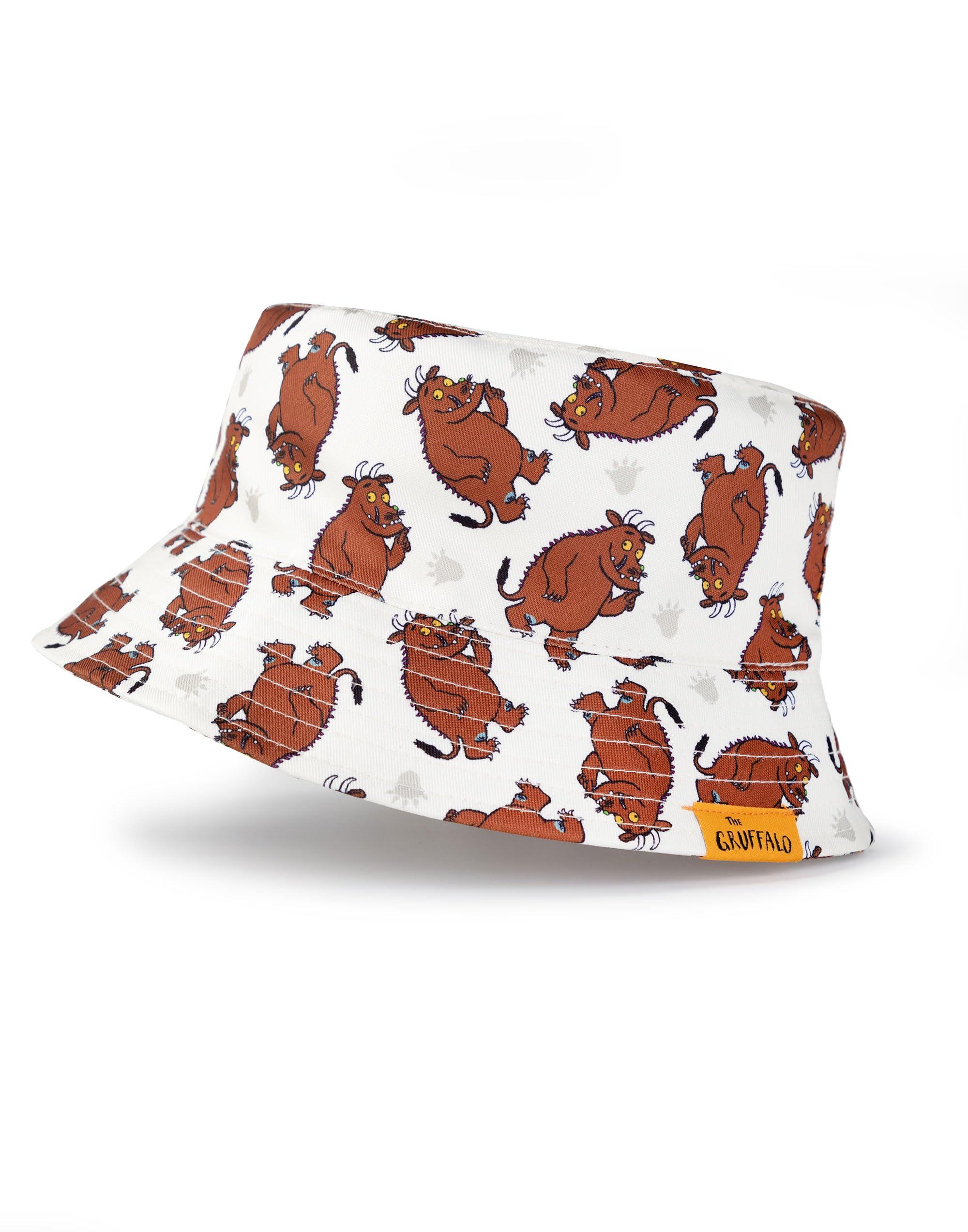 Gruffalo The Friends Braunes 2er-Pack Fischerhut- und Mützen-Set für Jungen | Reversibles Charakterdesign mit 3D-Ohren und Hörnern | Niedliche Cartoon-Hüte zum Spielen im Freien
